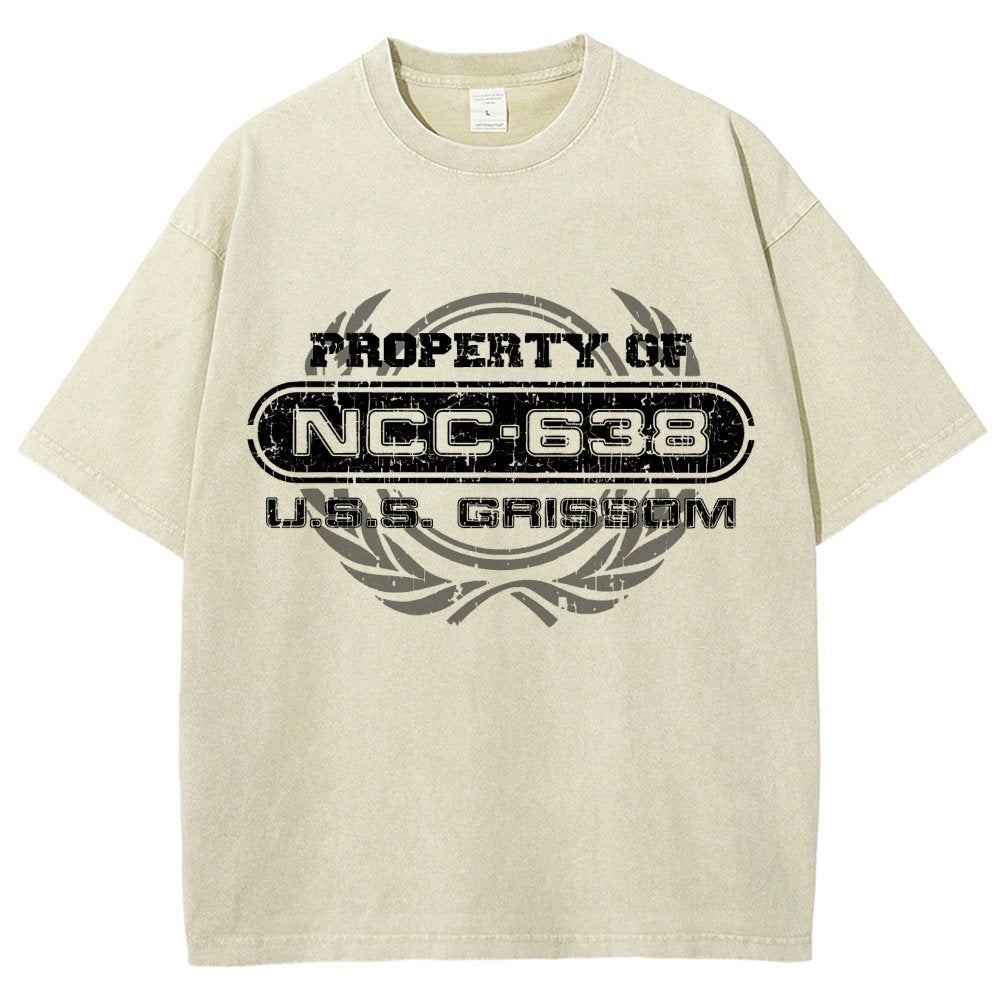 Vintage Property of ABC123 Vintage Distressed T-shirt