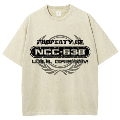Vintage Property of ABC123 Vintage Distressed T-shirt