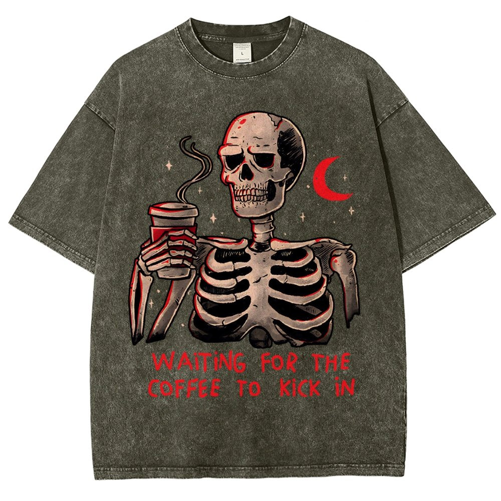 Coffee Keeps Me Alive Vintage Distressed T-shirt