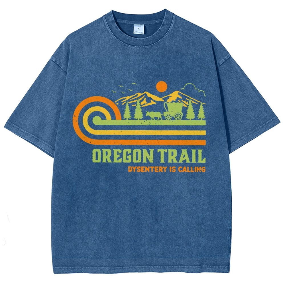 Vintage Oregon Trail Vintage Distressed T-shirt