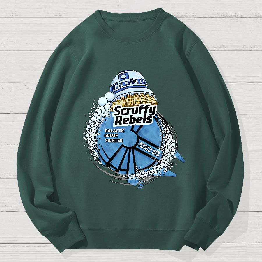 Scruffy Outlaws Nerd Geek Cotton Sweatshirt