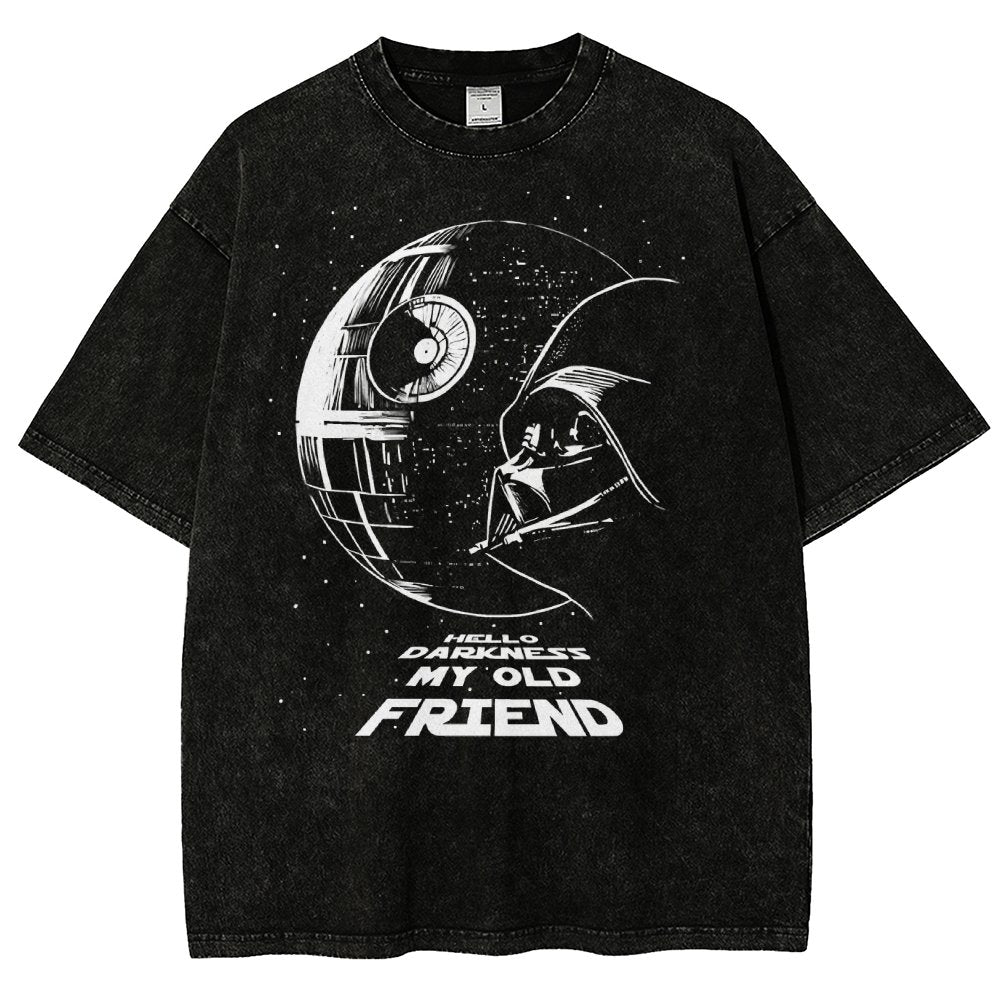 Hello Darkness My Old Friend Vintage Distressed T-shirt