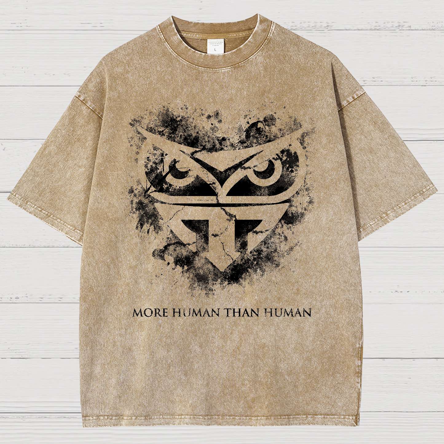 More Human Than Human Essential Vintage Distressed T-shirt