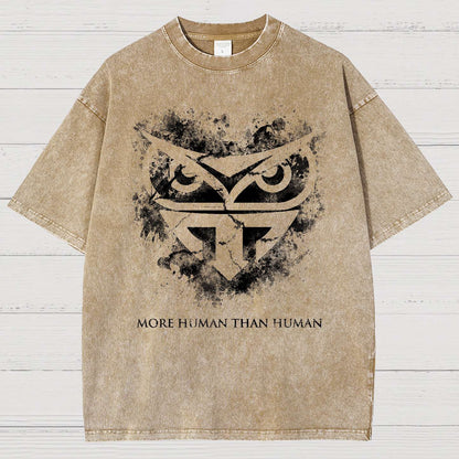 More Human Than Human Essential Vintage Distressed T-shirt