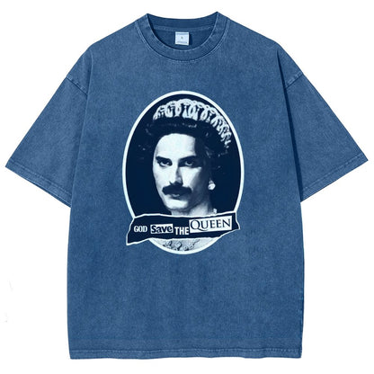 God Save The Queen Vintage Distressed T-shirt