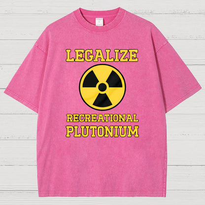 Legalize Recreational Plutonium Vintage Distressed T-shirt