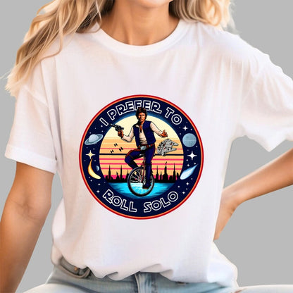 I Roll Solo Geek T-Shirt