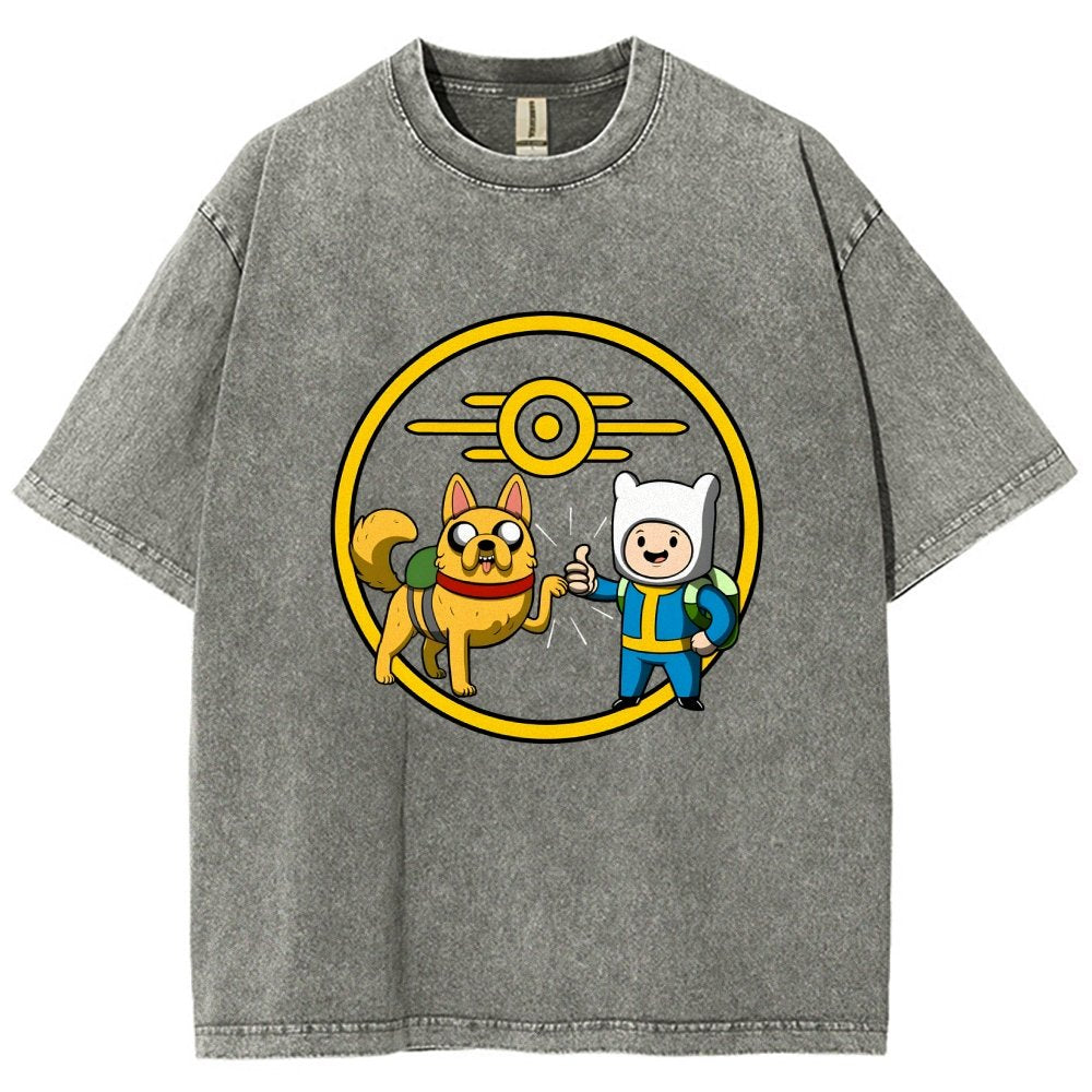 Wasteland Time Vintage Distressed T-shirt