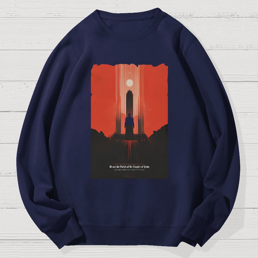 Syrinx Temple Priest Geek Cotton Sweatshirt