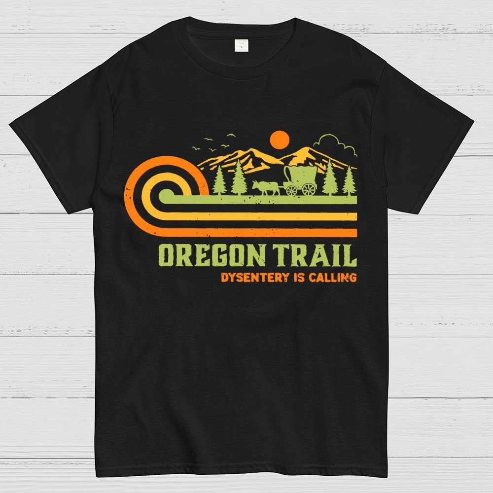 Vintage Oregon Trail Geek T-Shirt
