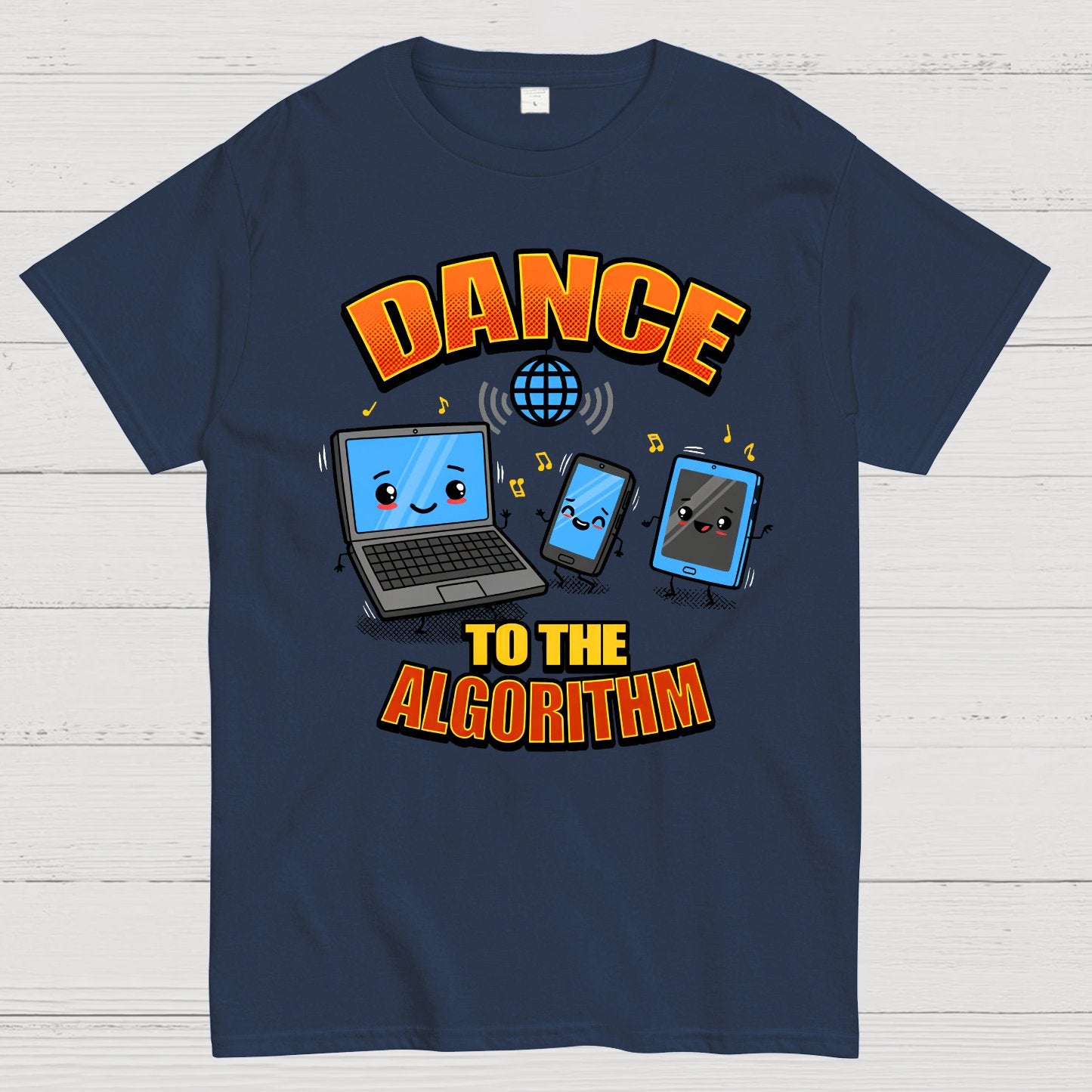 Dance To The Algorithm Funny Techie Meme Geek T-Shirt
