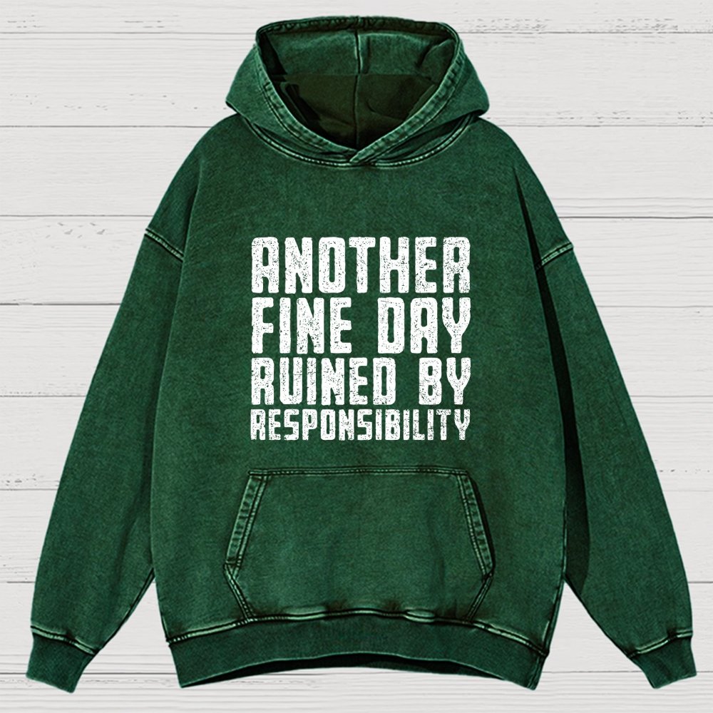 Another Fine Day Vintage Distressed Hoodie