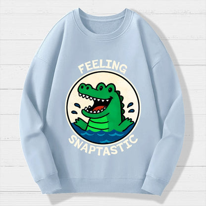 Feeling Snaptastic Geek Cotton Sweatshirt
