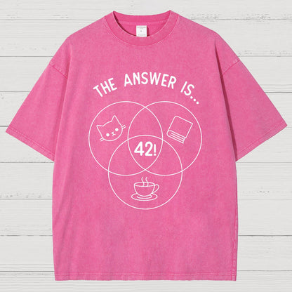 42 Cats Vintage Distressed T-shirt
