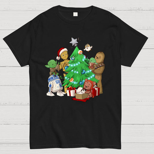 Christmas With Friends Geek T-Shirt