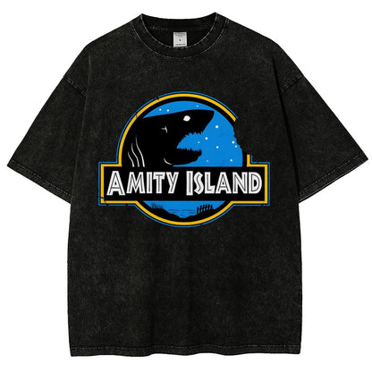 Seaside Town Vintage Distressed T-shirt