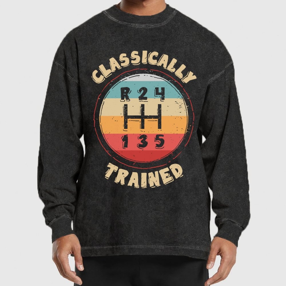 Classically Trained Washed Long Sleeve Tee