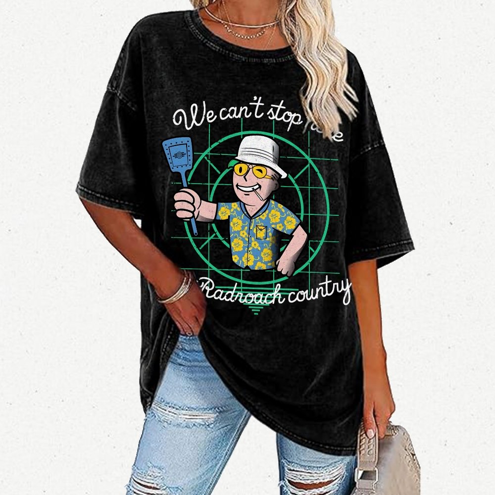 We Can’t Stop Here Vintage Distressed T-shirt