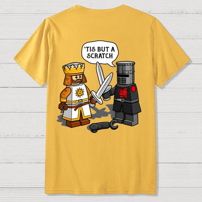 King Vs Knight Back-printed Geek T-shirt