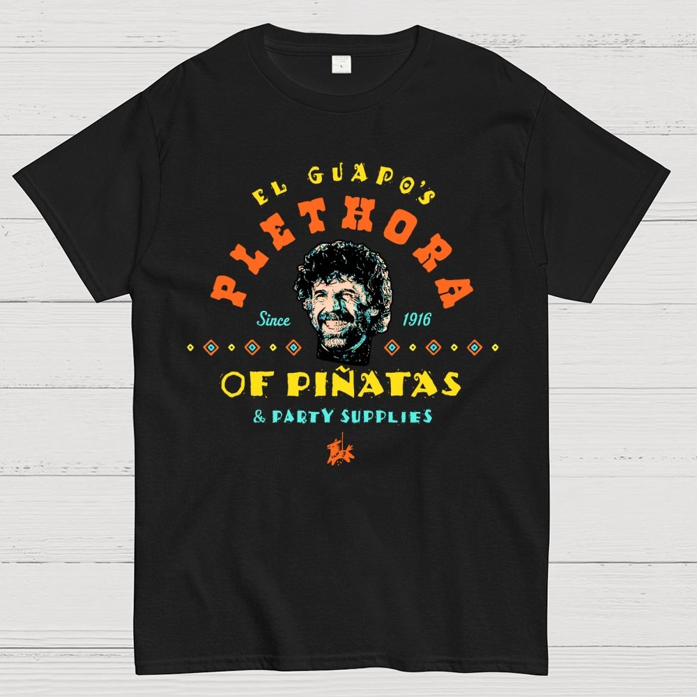 A Character's Plethora of Pinatas & Party Supplies Geek T-Shirt