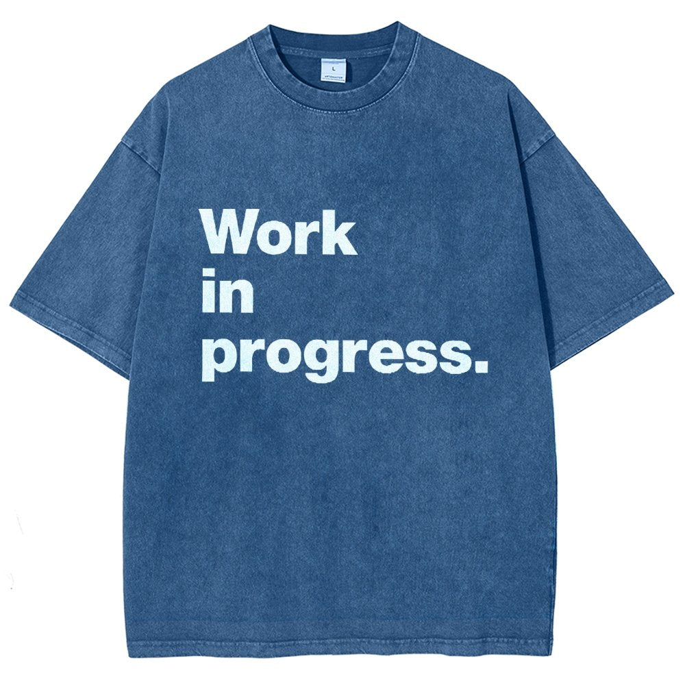 Work In Progress Vintage Distressed T-shirt
