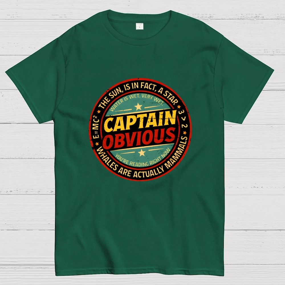Captain Obvious Geek T-Shirt