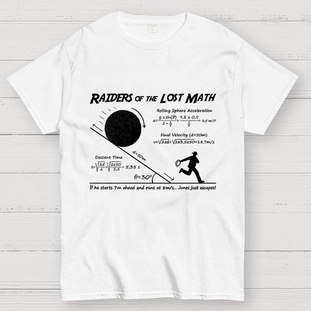 Raiders of the Lost Math Geek T-Shirt