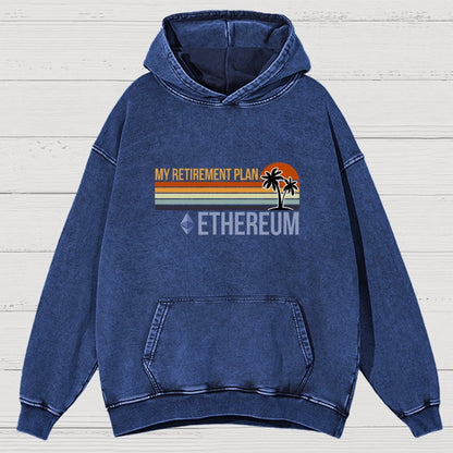 ETH Retirement Plan Vintage Distressed Hoodie