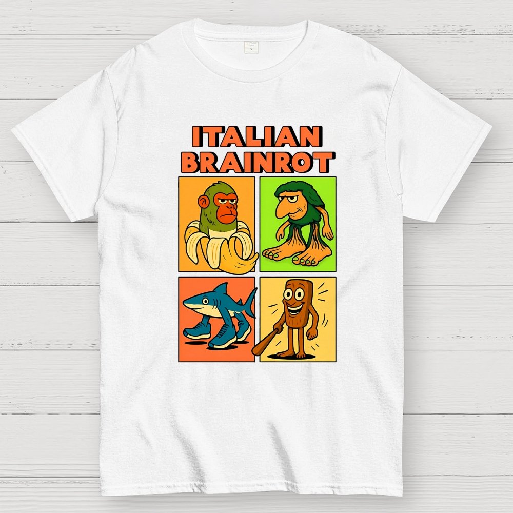Italian Brainrot Meme Geek T-Shirt