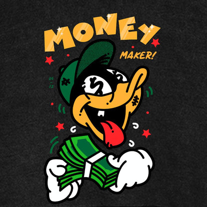 Money Maker！Sarcasm Vintage Distressed Hoodie
