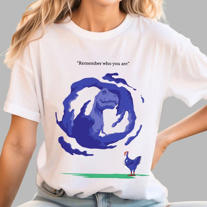 Remember Who You Are Dinosaur Geek T-Shirt
