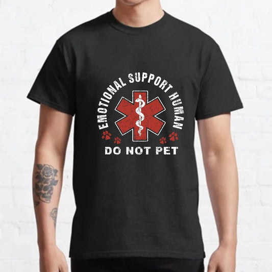 Emotional Support Human Geeky T-Shirt