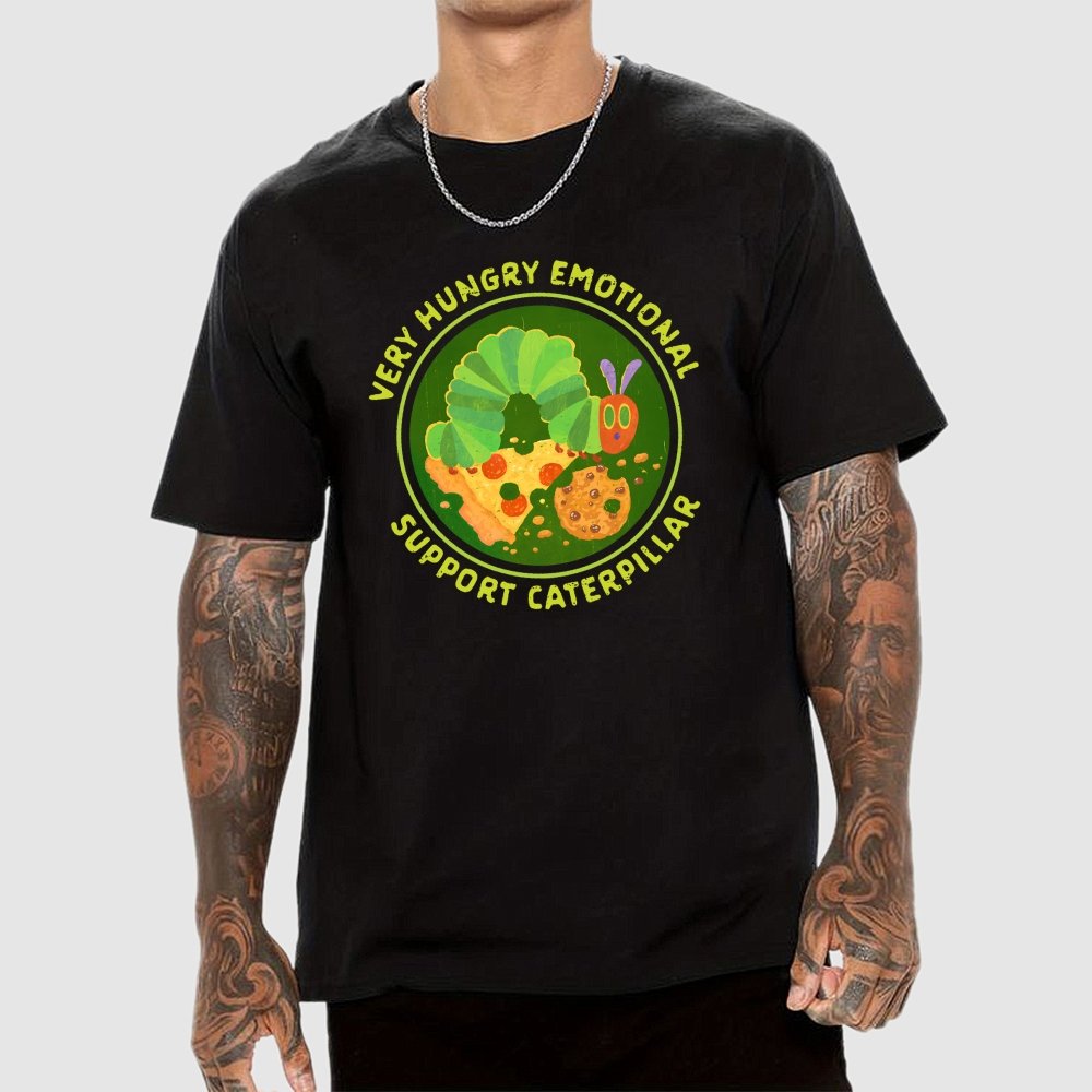 Emotional Support Caterpillar Geek T-Shirt