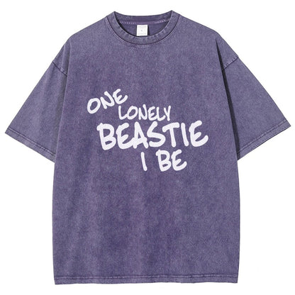 One Lonely Creature I Be Vintage Distressed T-shirt