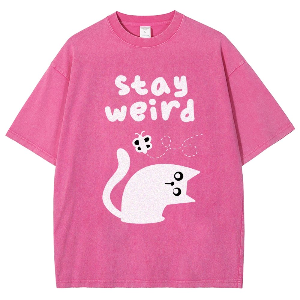 Weird Forever Vintage Distressed T-shirt