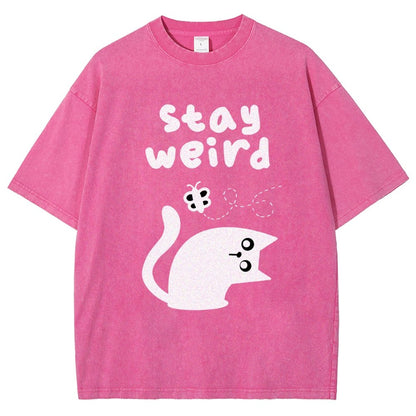 Weird Forever Vintage Distressed T-shirt