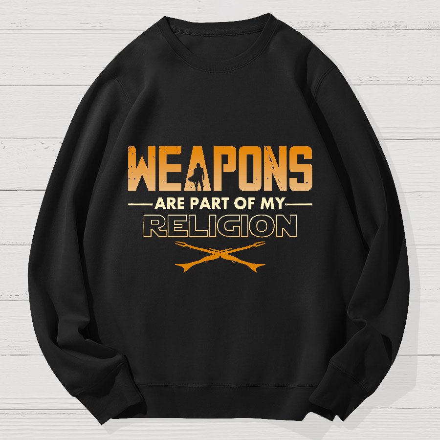 Weapons Geek Cotton Sweatshirt