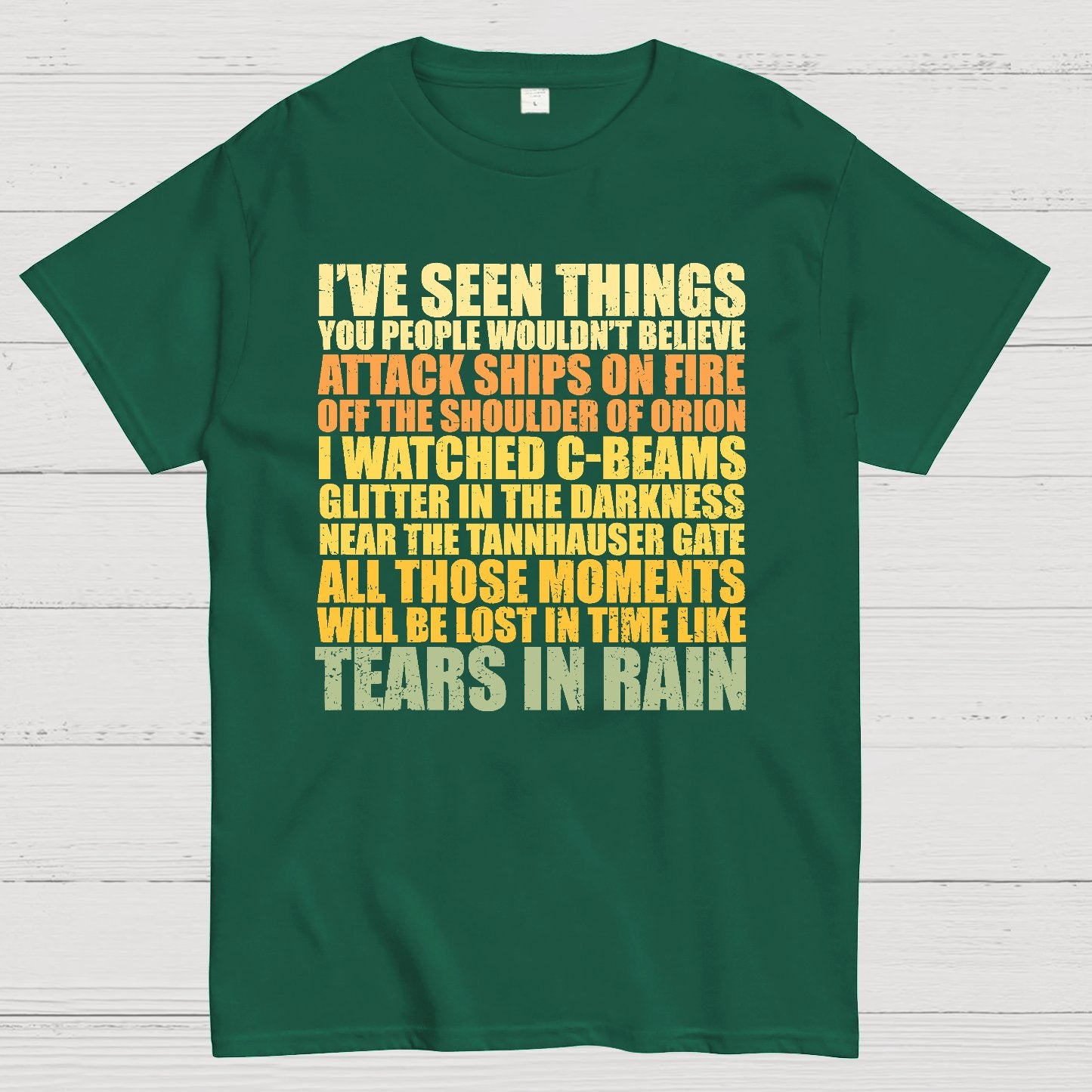 Tears In Rain Geek T-Shirt