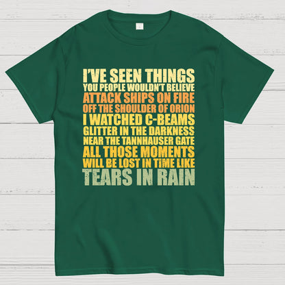 Tears In Rain Geek T-Shirt