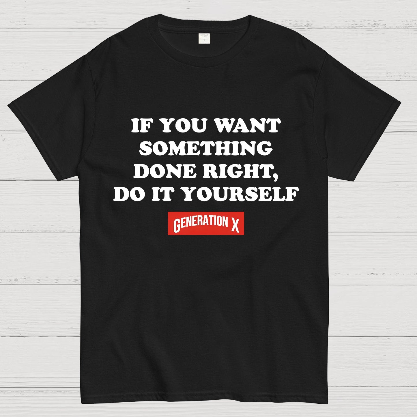 Do It Yourself Light Generation X Geeky T-Shirt