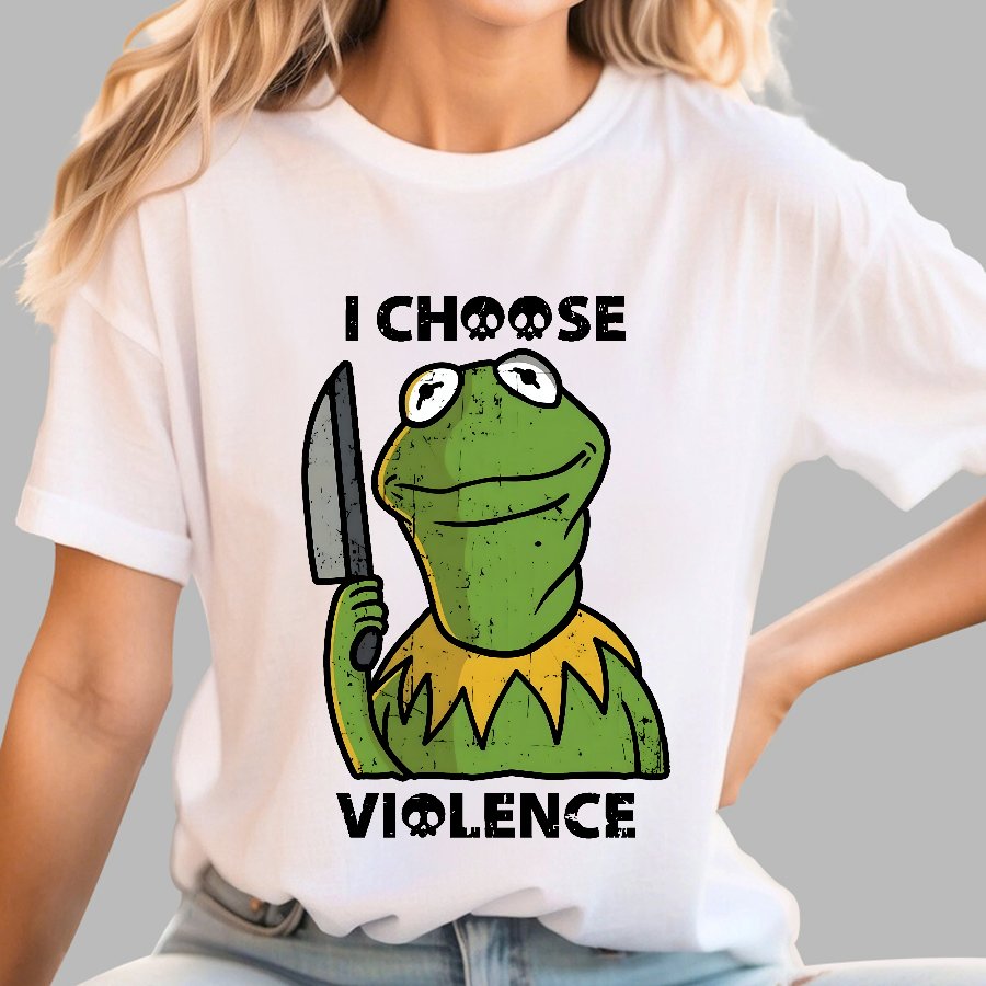 I Choose Violence Geek T-Shirt