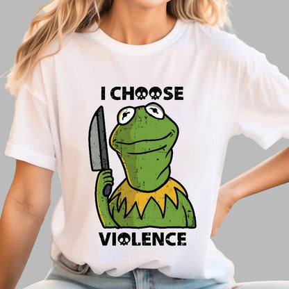 I Choose Violence Geek T-Shirt