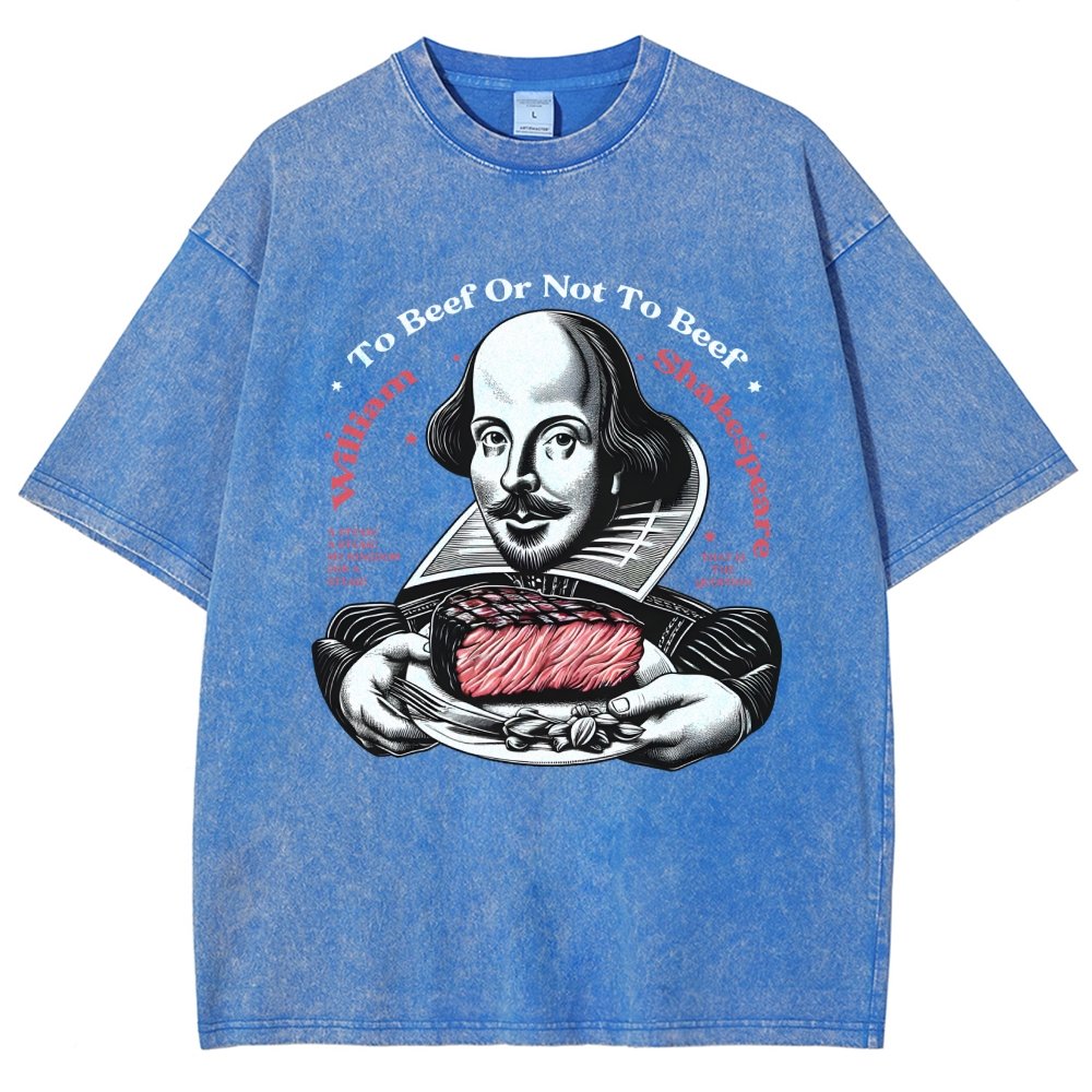 To Beef Or Not To Beef Vintage Distressed T-shirt