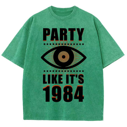 Big Brother is Watching You Party Vintage Distressed T-shirt