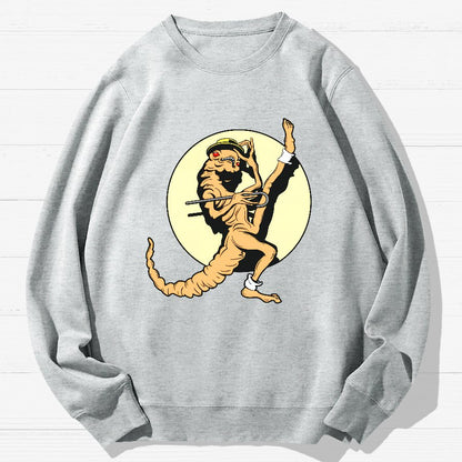 Space-themed Funny Magnet Geek Cotton Sweatshirt