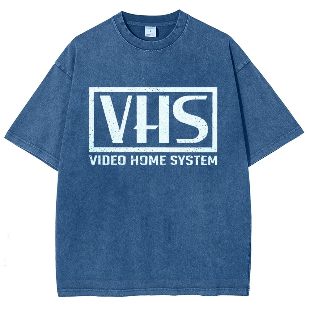 Video Home System Vintage Distressed T-shirt