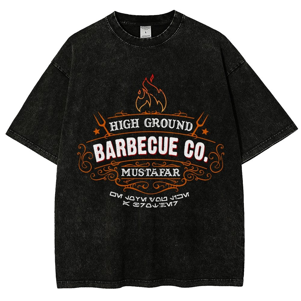 High Ground BBQ Vintage Distressed T-shirt
