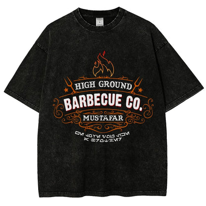 High Ground BBQ Vintage Distressed T-shirt