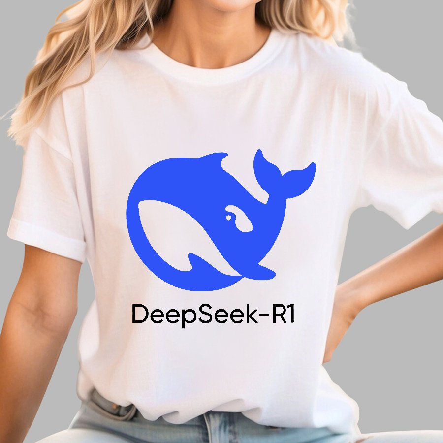 DeepSeek-R1 Icon Geek T-Shirt