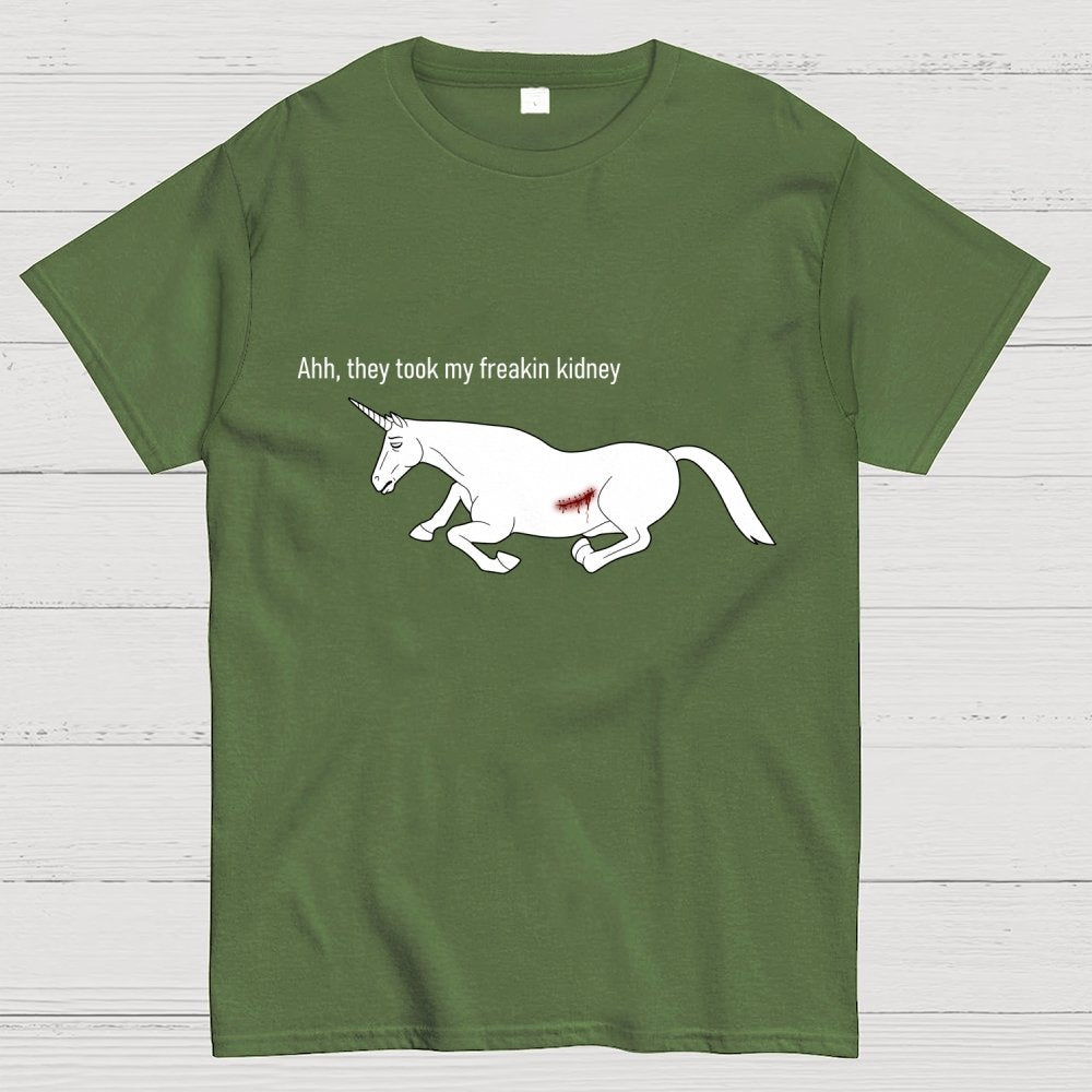Ahh They Took My Freakin Kidney Geek T-Shirt